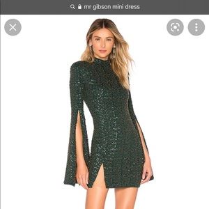 X Revolve Michael Costello Mr. Gibson mini dress
